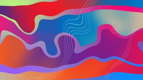Abstract colorful trendy wavy background. alt