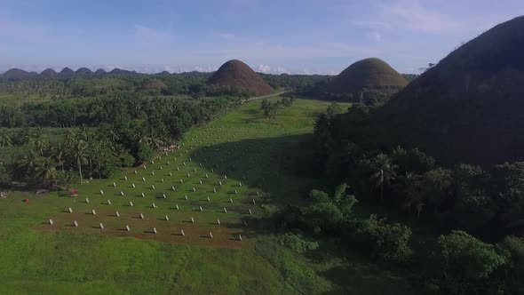 Aerial View of a Farm in the Philippines