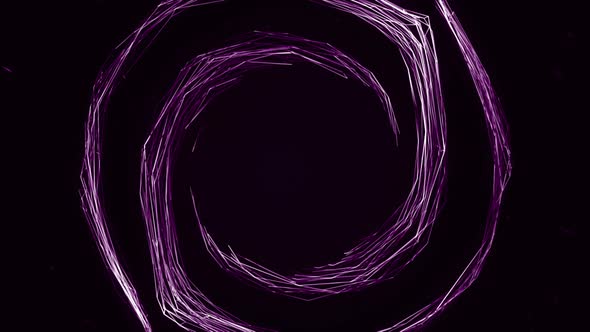 Purple Abstraction Composing a Circle From a Grid alt