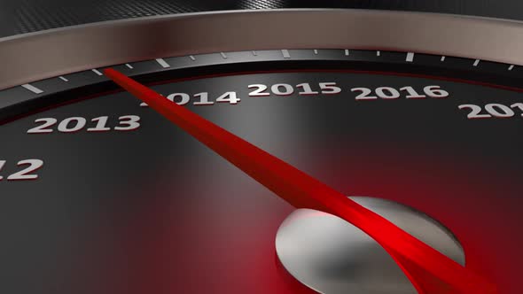 Speedometer Happy New Year 2021