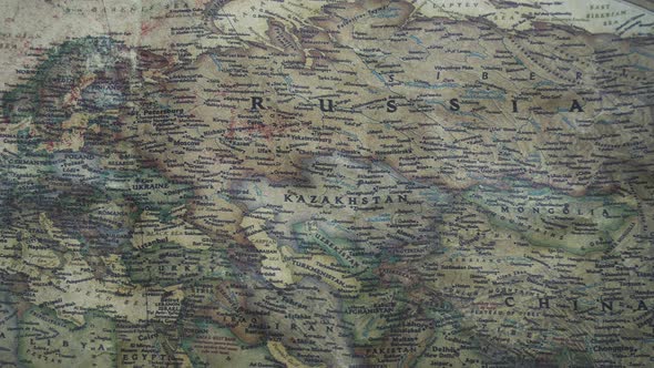 Old Vintage Map Of The World 4 alt