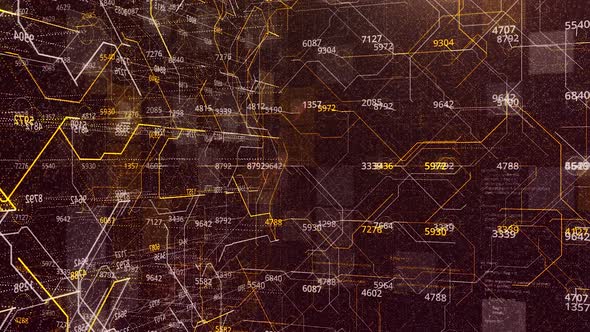 Futuristic background of numeric data alt