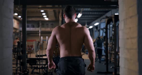 Bodybuilder Goes to the Gym alt