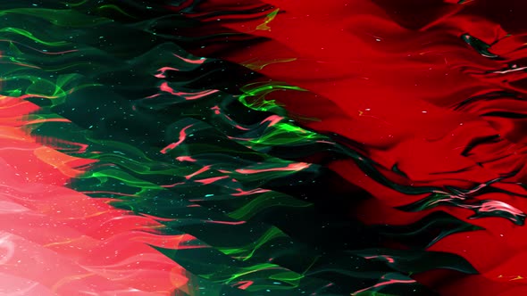 abstract colorful glossy wavy motion background. dark gradient liquid background animation. Vd 1548