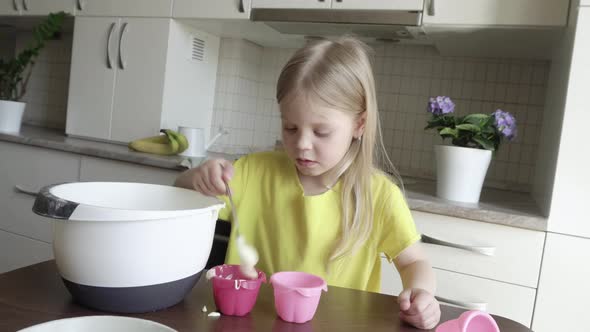 Homemade Cakes with a Child