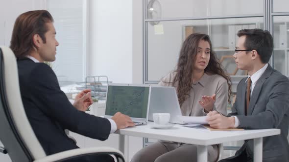 Three People Working Together, Stock Footage | VideoHive