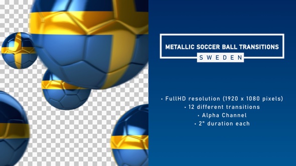 Metallic Soccer Ball Transitions - Sweden