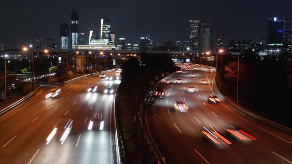 Night Transportation Time Lapse alt