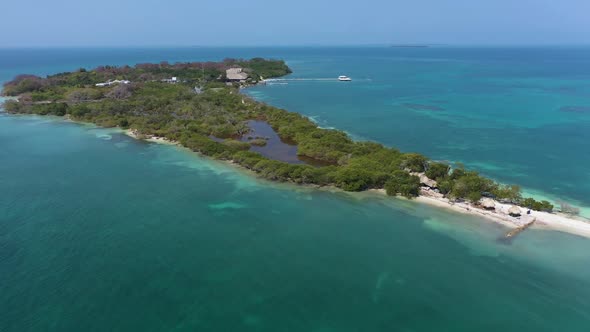 Rosario Islands Colombia Aerial View