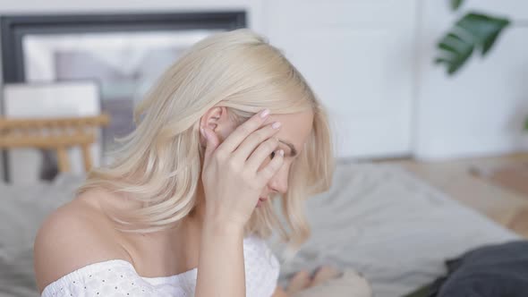 Attractive Sensual Blonde with a Nice Manicure alt