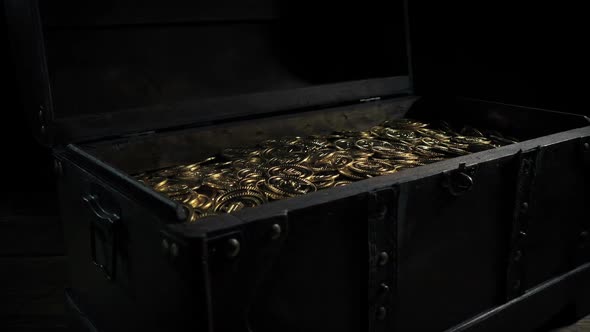 Passing Large Chest Of Gold Coins alt