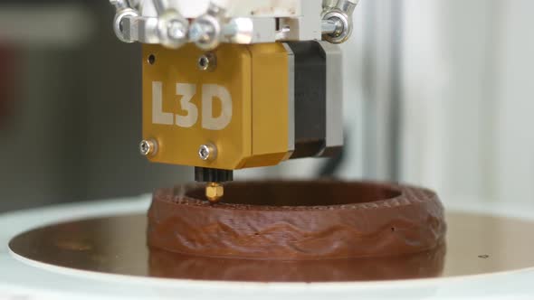 Making Delicious Chocolate Dessert With 3D Printer