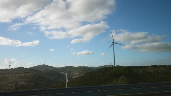 Alternative Sustainable Source of Green Energy Windmill Turbine Generators alt