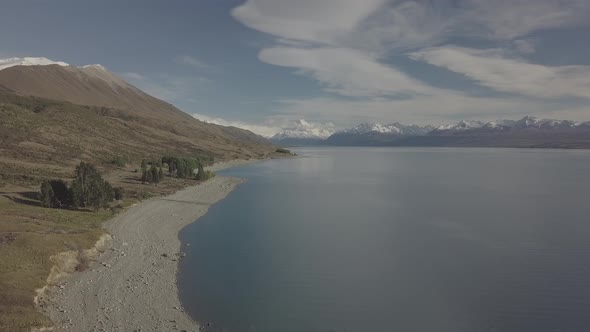 Lake Pukaki in New Zealand