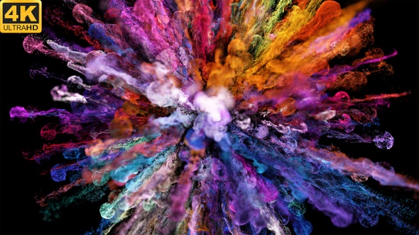 Color Powder Explosion