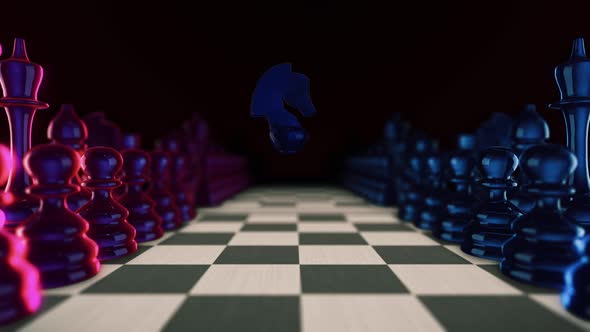 Light Neon Chess