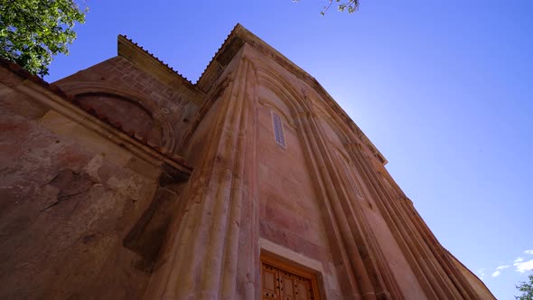 Artvin Ishan Church 4k Slider Dolly motion shot.