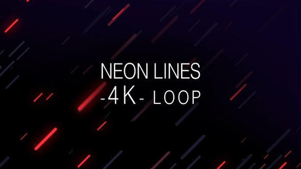 Abstract Neon Lines 4K alt
