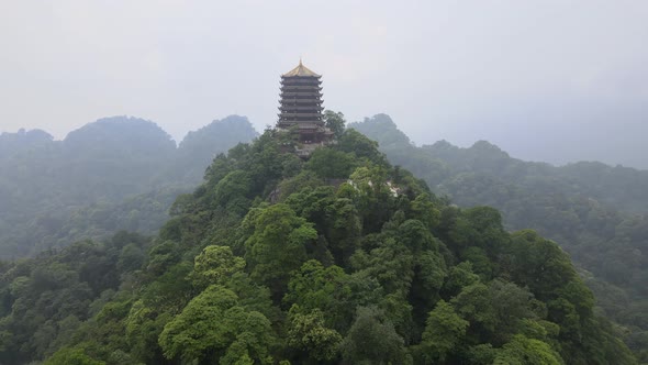 Mount Qingcheng, Aerial China alt