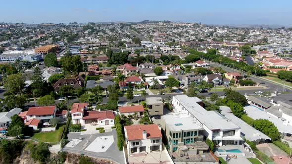 Aerial View of Dana Point Town alt