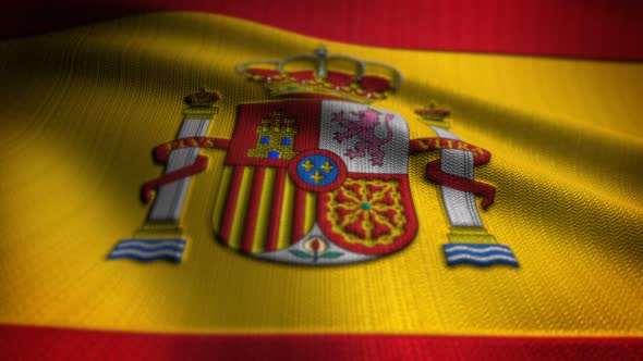 Spain Flag Seamless Loop alt