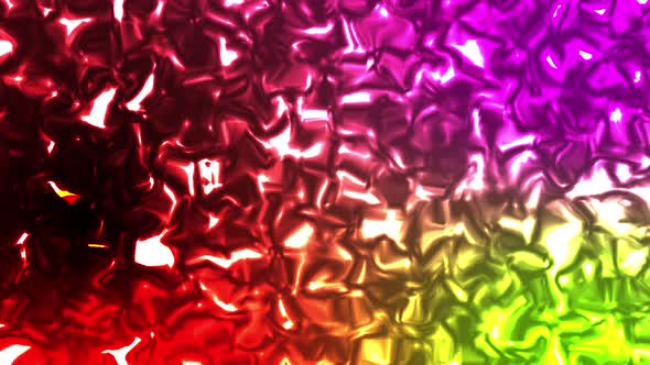 Rotation of Colour Neon Shapes Animation