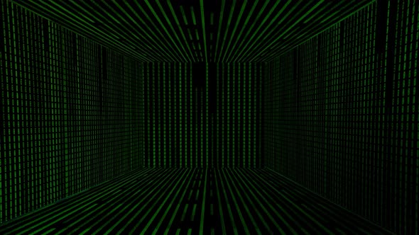 Background with the strings forming a corridor alt