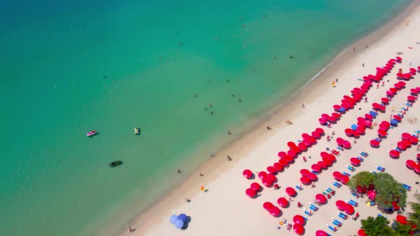 Sea wave on Beach sand in sunset. Aerial view shot on drone camera hight quality alt