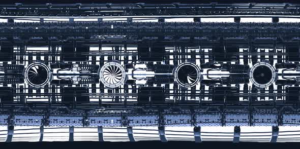 Loop VR Panorama 360 inside Metal Reactor Room alt