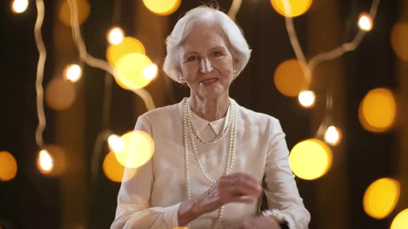 Portrait of Beautiful Senior Woman alt