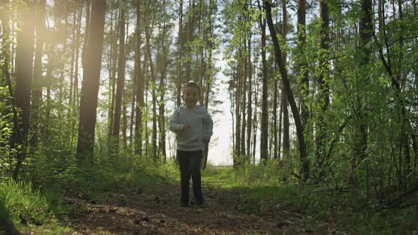 Children's Dreams of a Boy Running Through the Woods alt