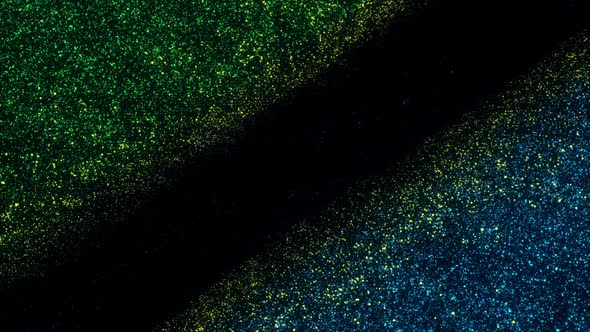 Tanzania Flag With Abstract Particles