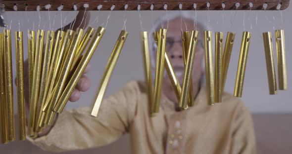 chimes percussion indian music performer art beats alt