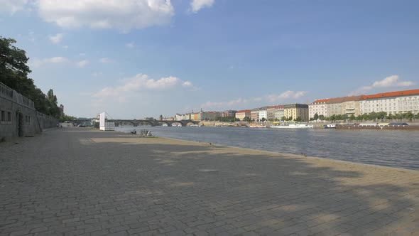 Vltava waterfront, Prague