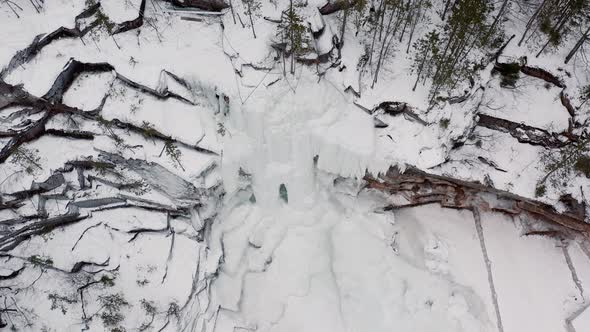 Eastern entrance of the Krasnoyarsk Pillars Granite quarry in Krasnoyarsk Krasnoyarsk alt