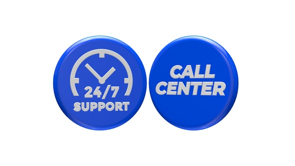 Blue Support 247 3D Icon Seamless Rotated V3 alt