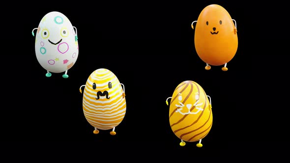 67 Easter Day Eggs Dancing 4K alt