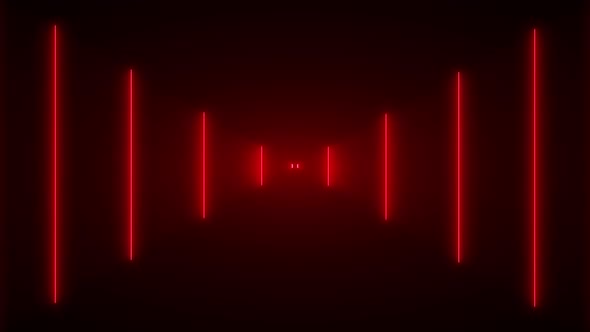 Vj Neon Laser Show Background Loop. 4k