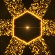 Gold Particles Hexogon - VideoHive Item for Sale