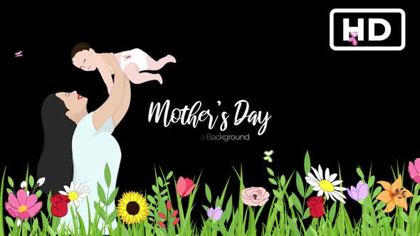 Mother's Day HD Background 02
