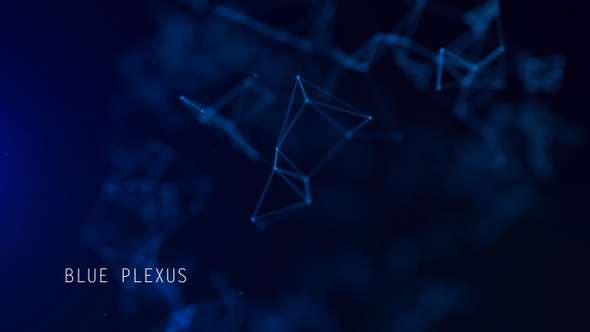 Blue Plexus Background