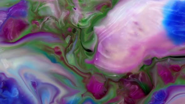 Colorful Chaos Ink Spread In Liquid Turbulence Movement 11