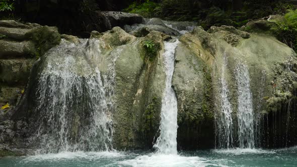 Beautiful Tropical Waterfall alt