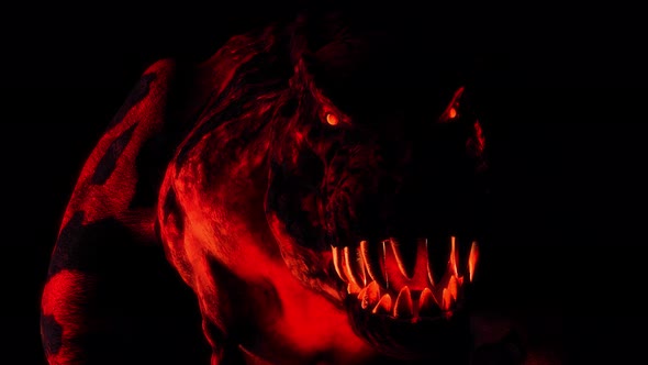 Scary Hell Dinosaur Vj Loop alt