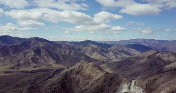 Altai Mountains Beautiful Highland Landscape