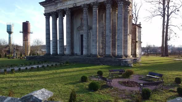 Roman Catholic Church Aerial, Ukraine