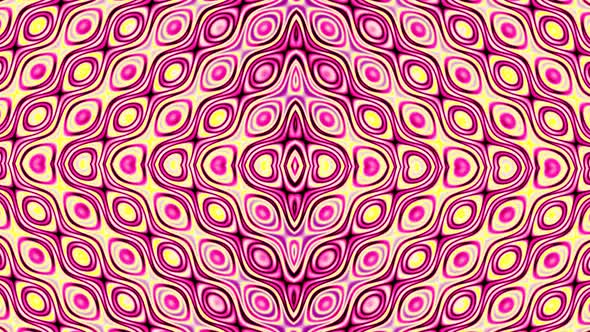 Abstract background Equalizer DJ disco neon led lighting. Kaleidoscope, mandala. 3d render music alt