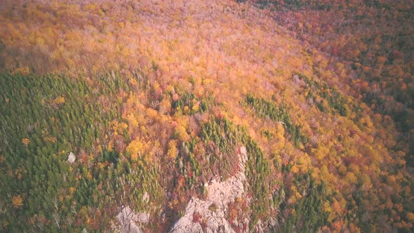 Fall Colours in Franconia Notch State Park