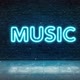 Music Neon Sign Blue - VideoHive Item for Sale
