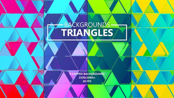 Triangles Geometric Gradient Backgrounds alt